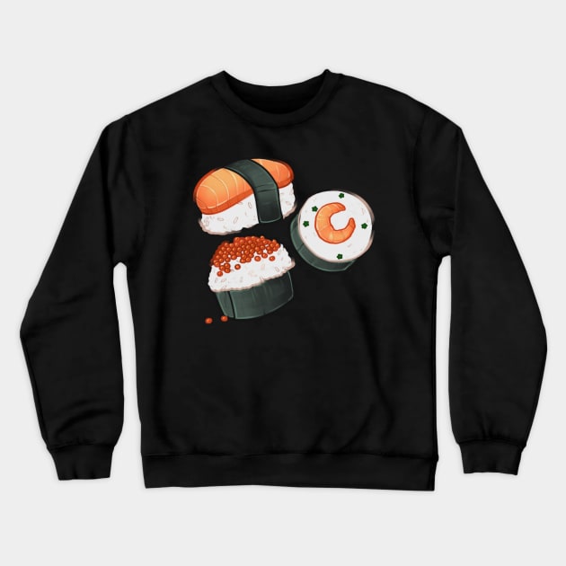 Sushi Crewneck Sweatshirt by MidnightTeashop